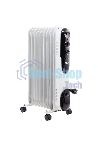 Обогреватель масляный MTX OCH-2000, белый, 2000 Вт, 20 м2, термостат