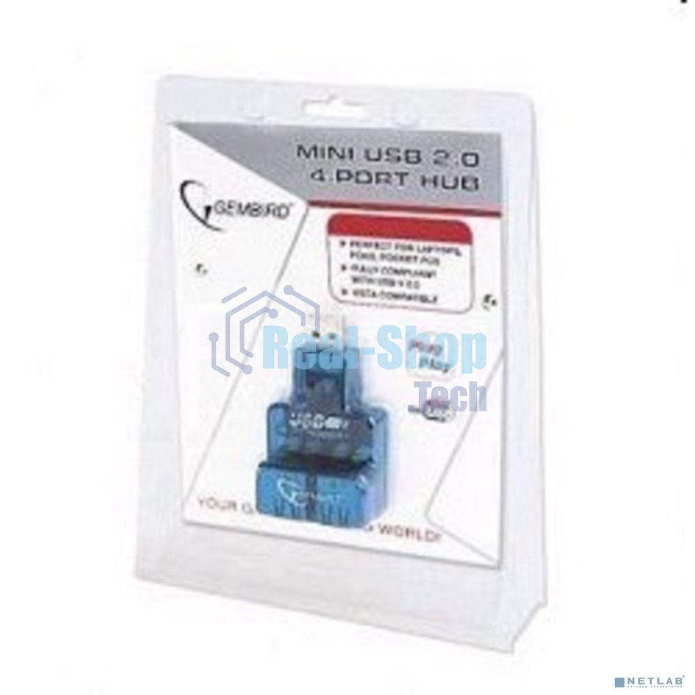 USB-концентратор GEMBIRD HUB USB2.0 Mini 4-port UHB-CN224