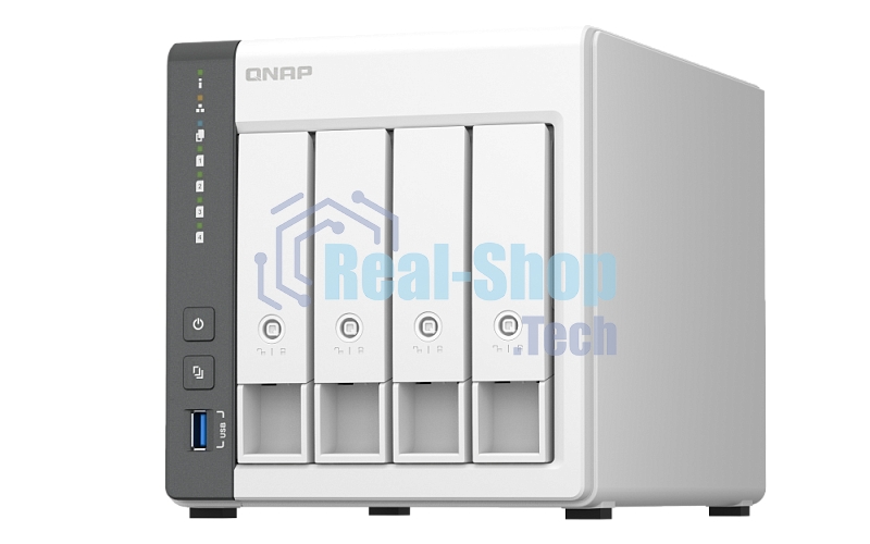 Сетевое хранилище NAS Qnap D4 (REV. C) 4-bay настольный Cortex-A55 RK3568B2