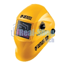 Щиток защитный лицевой (маска сварщика) Denzel F8, см. окно 100х50, Real Color, DIN 4-8/9-13