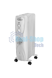 Обогреватель масляный Engy EN-1307F Classic (7 секций), белый, 2000 Вт, 25 м2, термостат