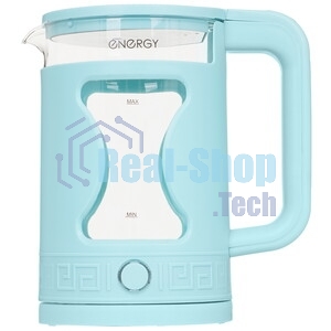 Чайник электрический Energy E-257 1.5л стекло, голубой