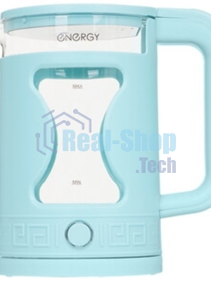 Чайник электрический Energy E-257 1.5л стекло, голубой