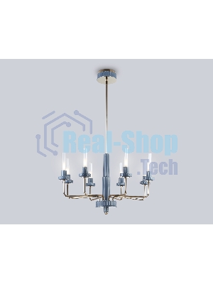 Люстра Ambrella light LH53126/8 GD/WH/GB золото/белый/серо-синий 13W 3000K D720*1120