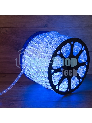 Дюралайт Neon-night LED, постоянное свечение (2W) - синий Эконом 24 LED/м, бухта 100м