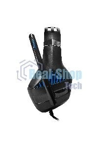 Гарнитура проводная игровая CROWN CMGH-2001 Black&blue