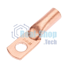 Наконечник медный Rexant ТМ 35-10-10 (35мм² - Ø10мм) (в упак. 50 шт.)