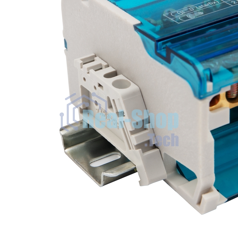 Ограничитель на DIN-рейку (пластик) Rexant (пакет 10 шт./уп.)