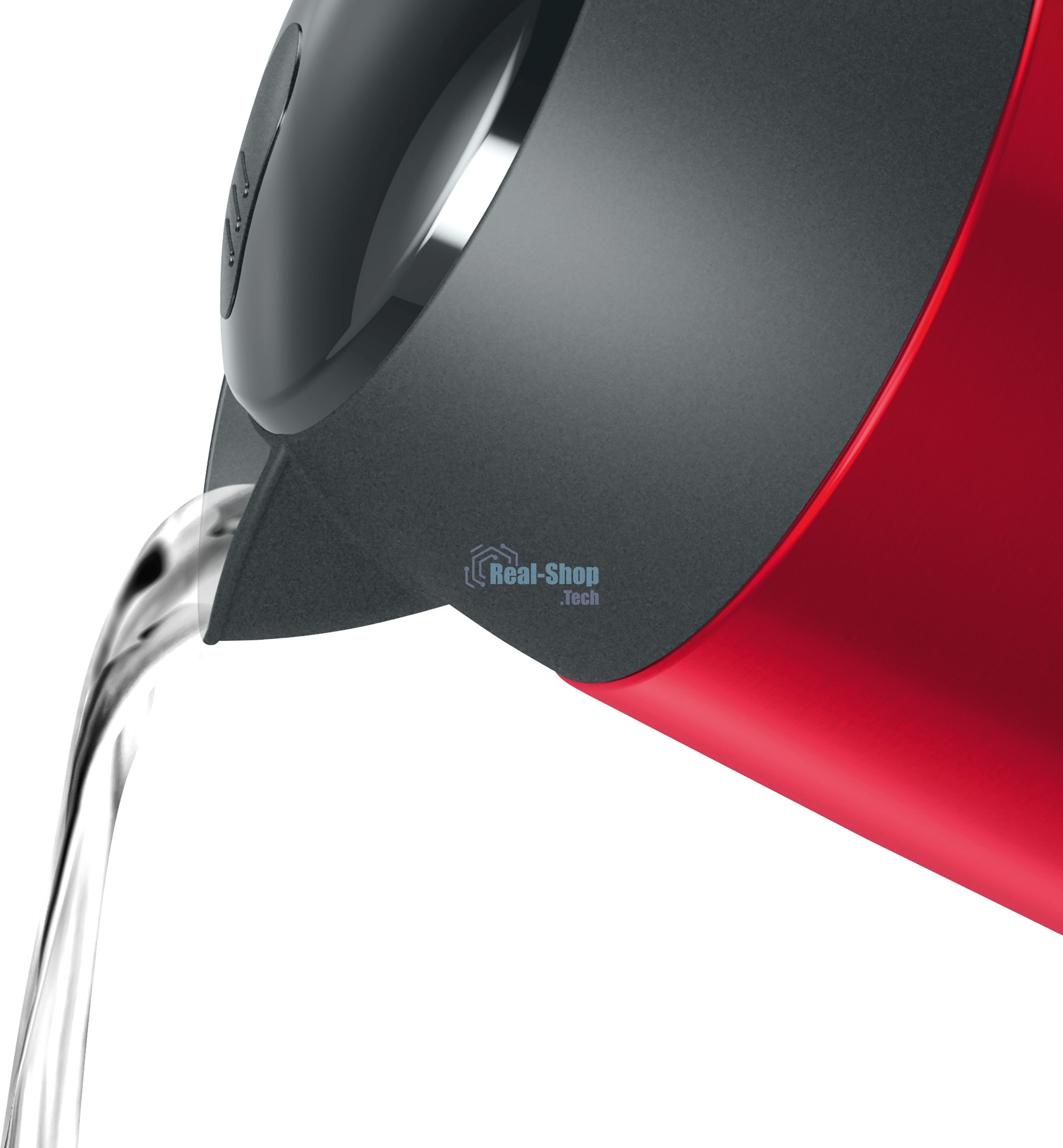 Чайник электрический Bosch TWK3P424 1.7л. 2400Вт красный (корпус: нержавеющая сталь)
