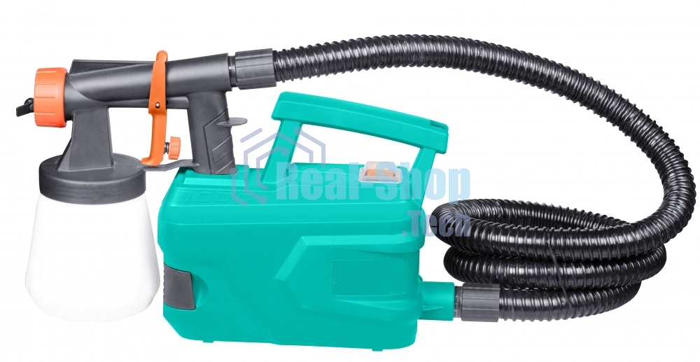 Краскопульт электрический Sturm SG9660B, 600Вт, 1100 мл/мин, бак на поясе, HVLP, С ТУРБИНОЙ SG9660B