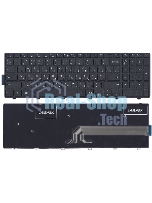 Клавиатура для ноутбука Dell Inspiron 15-5000 5547 5521 5542 черная с рамкой