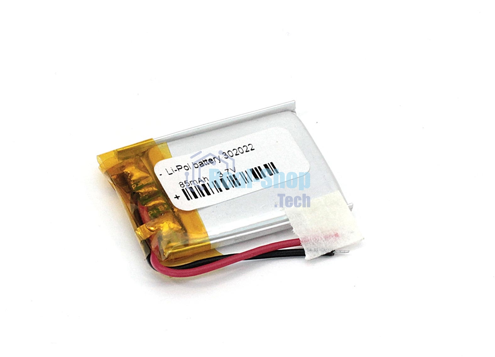 Аккумулятор Li-Pol (батарея) 3x20x22мм 2pin 3.7V/85mAh