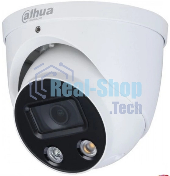 Камера видеонаблюдения IP Dahua DH-IPC-HDW3449HP-AS-PV-0280B-S5 2.8-2.8мм цв. корп.:белый/черный (DH-IPC-HDW3449HP-AS-PV-0280B)