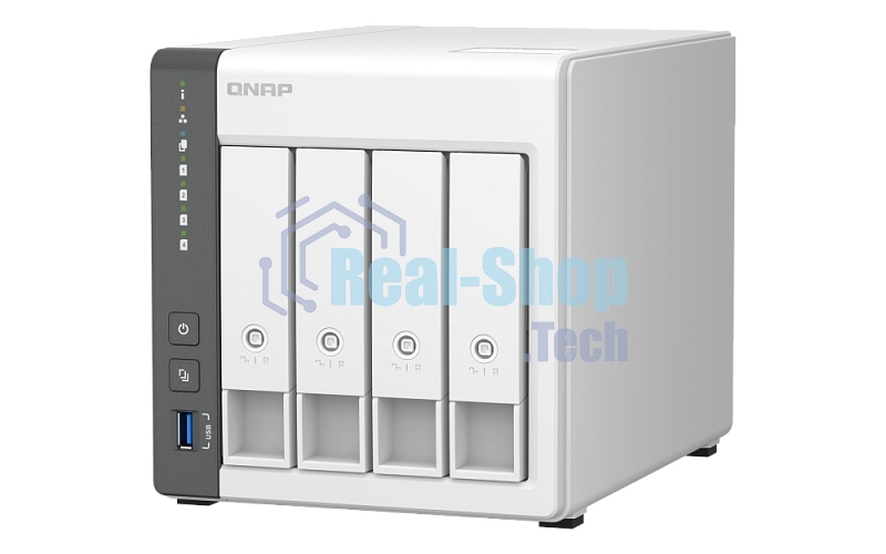 Сетевое хранилище NAS Qnap D4 (REV. C) 4-bay настольный Cortex-A55 RK3568B2