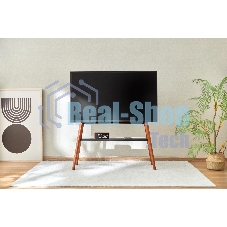 Подставка для телевизора Cactus CS-ST3647BKWN черный/орех, 49