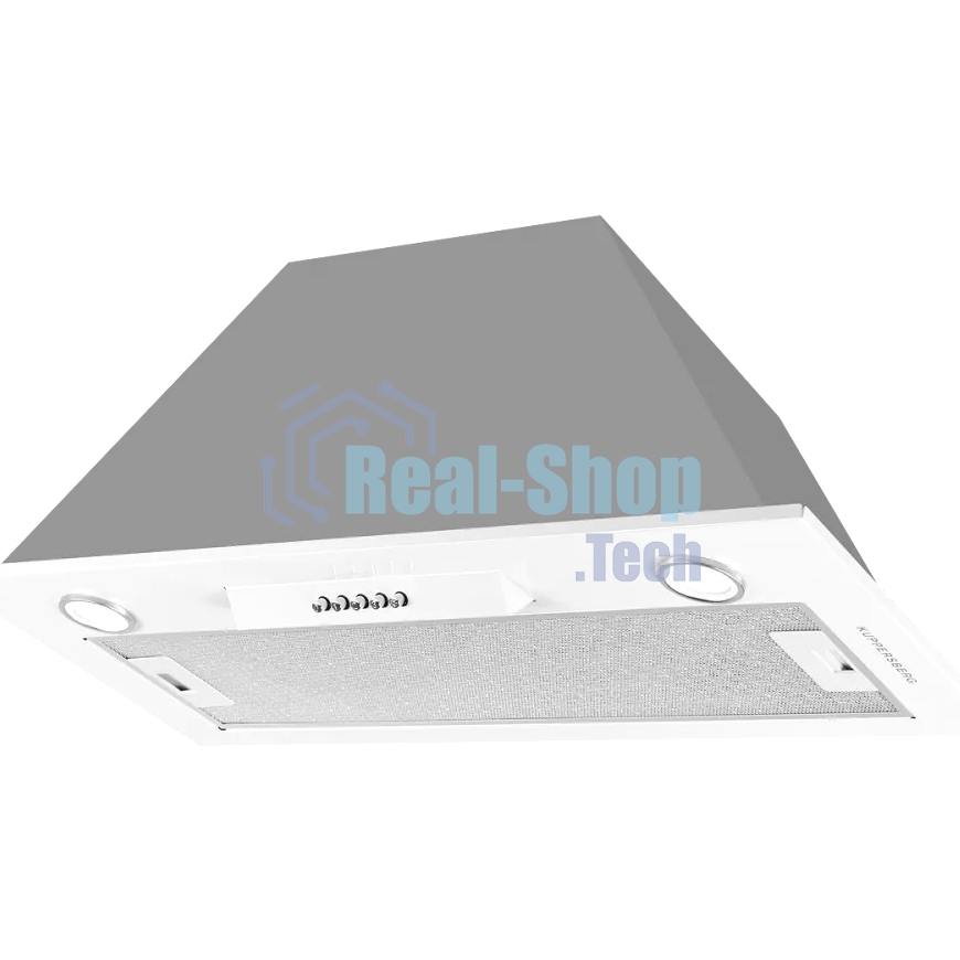 Вытяжка встраиваемая Kuppersberg Inlinea 70 WX белый/нержавеющая сталь, 70 см, 1300 куб. м/ч, 41 дБ