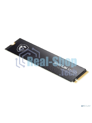 Накопитель SSD MSI M.2 2280 2Tb SPATIUM M560 Client SSD S78-440Q940-P83, PCIe Gen4x4 with NVMe, 3D TLC, R/W 4900/4400