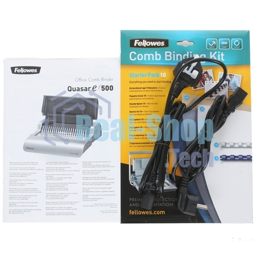 Переплетчик Fellowes Quasar E (FS-56209) A4/перф.20л.сшив/макс.500л./пластик.пруж. (6-50мм)/электр.