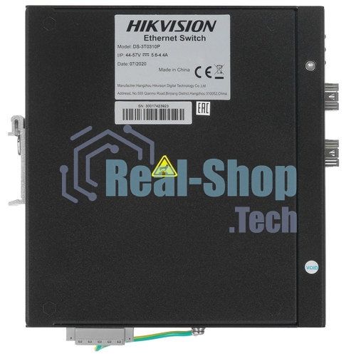 Коммутатор Hikvision DS-3T0310P 8x100Mb 2SFP 8PoE+ 240W неуправляемый