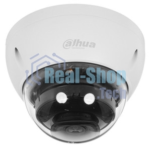 Уличная купольная IP-видеокамера Dahua 2Мп; 1/2.8” CMOS; моторизованный объектив 2.8~12 мм; механический ИК-фильтр; чувствительность 0.008лк@F1.7; сжатие: H.265+, H.265, H.264+, H.264, MJPEG; 2 потока