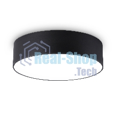Потолочный светодиодный светильник Ambrella light FV5518 BK черный LED 18W 4200K D160*58 (Без ПДУ)