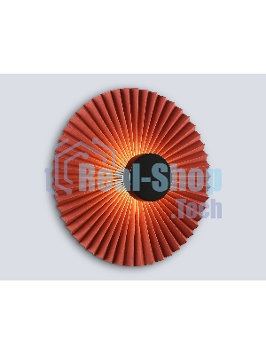 Настенный светильник Ambrella light LH72653 BK/RD черный/красный 6W 3000K D300*100
