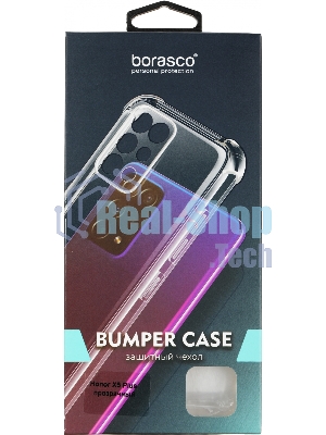 Чехол (клип-кейс) BoraSCO для Honor X5 Plus 72471 прозрачный