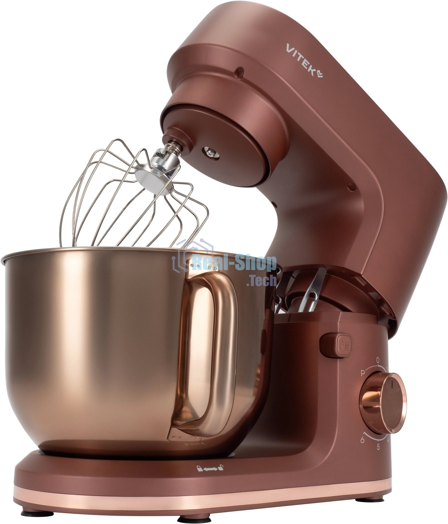 Миксер планетарный Vitek Элегия VT-PM0661 2000Вт кофейный
