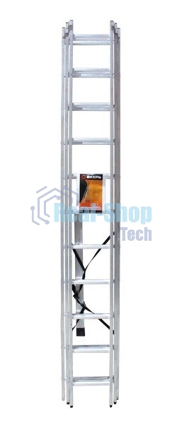 Лестница алюминиевая трехсекционная ЛА 3х11 Вихрь