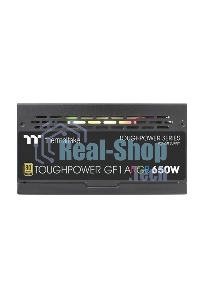 Блок питания Thermaltake Toughpower GF1 ARGb RTL (PS-TPD-0650F3FAGE-1), 650Вт, 80 PLUS Gold, 140мм, модульный, черный