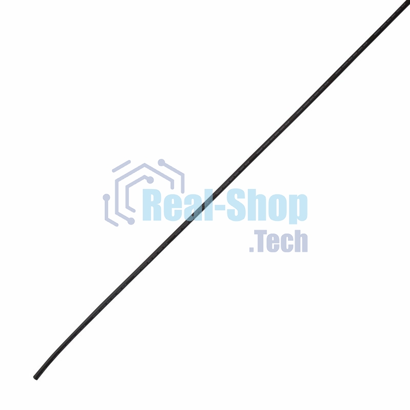 Термоусаживаемая трубка клеевая Rexant 8,0/2,0 мм, (4:1) черная, по 1 м