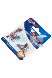 Наконечник штыревой втулочный Rexant изолированный, F-9 мм, 4 мм², НШВи 4.0-9/Е 4,0-9/Е4009, серый, в упак. 10 шт.