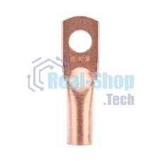 Наконечник медный Rexant ТМ 35-10-10 (35мм² - Ø10мм) (в упак. 50 шт.)