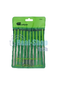 Набор надфилей алмазных Сибртех, 140х50х3, 10 шт.