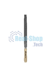 Напильник Сибртех, 250 мм, плоский, деревянная ручка