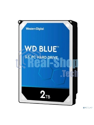 Жесткий диск WD SATA-III 2Tb WD20EARZ Desktop Blue (5400rpm) 64Mb 3.5