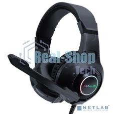 Гарнитура проводная Qumo HALO GHS0018, стерео, 2х3,5 Jack+USB(питание), с микрофоном