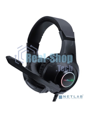 Гарнитура проводная Qumo HALO GHS0018, стерео, 2х3,5 Jack+USB(питание), с микрофоном