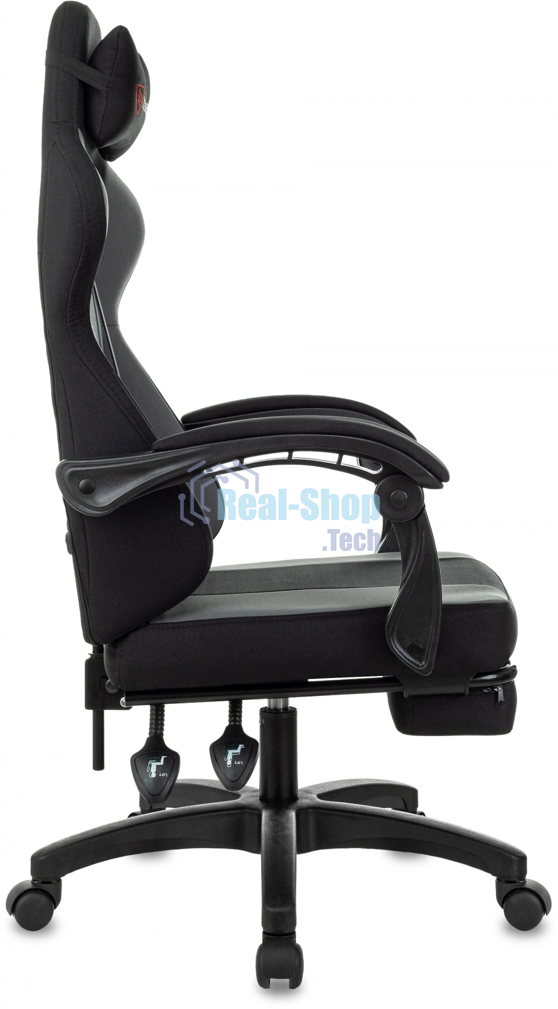 Кресло игровое Zombie Weaver черный/серый