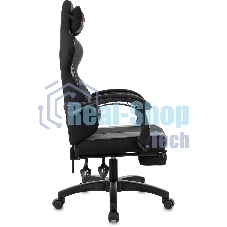 Кресло игровое Zombie Weaver черный/серый