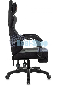 Кресло игровое Zombie Weaver черный/серый