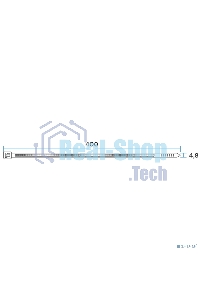 Хомут-стяжкa нейлоновая с тройным замком Rexant 400x4,8 мм, белая, упаковка 100 шт.