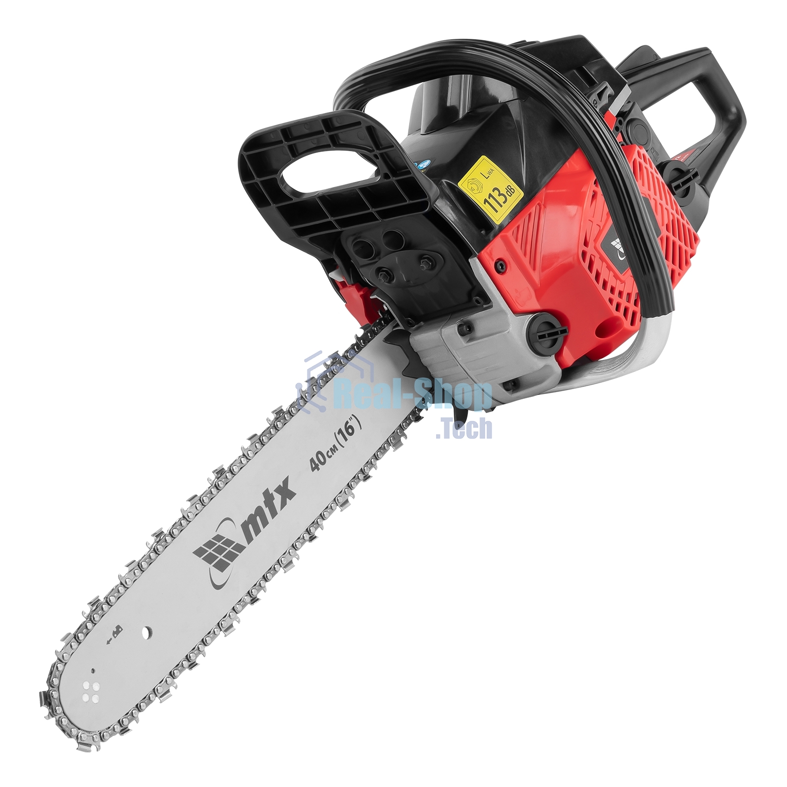 Пила цепная бензиновая MTX MS-4516, шина 40 см, 45 см 3, 2,5 л.с., шаг 0,325, паз 1,5 мм, 64 зв