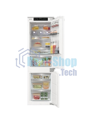 Встраиваемый холодильник Gorenje NRKI517E82WF, полезный объем 244 л, электронное управление, цифровой дисплей, автоматическое размораживание No Frost, быстрое замораживание, интенсивное охлаждение, зона свежести с контролем влажности, инверторный компрессор, энергоэффективность А+