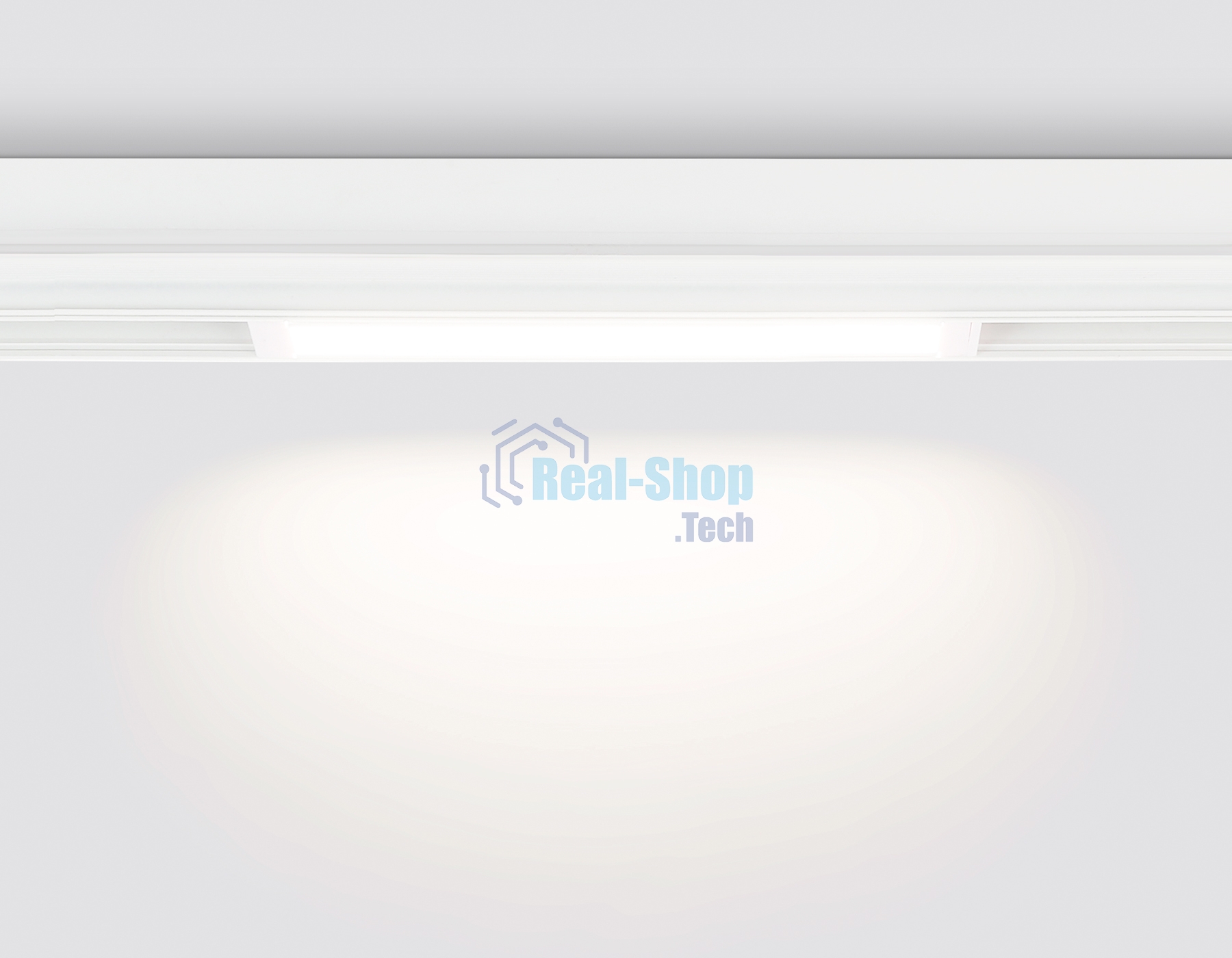 Управляемый светодиодный светильник для шинопровода Magnetic Ambrella light GL1261 WH белый IP20 9W 3000K-6400K 220V 120° 232*25*42 (Без ПДУ)