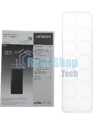 Холодильник Hitachi R-VG660PUC7-1 GBK черный стекло двухкамерный 405/145л морозилка сверху No Frost