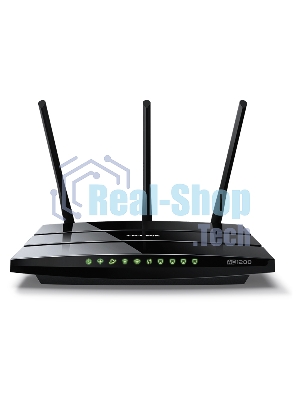 Беспроводный двухдиапазонный TP-Link маршрутизатор с VDSL/ADSL модемом SOHO Archer VR400, 867 Мбит/с + 300 Мбит/с, VDSL2/ADSL2+, Annex A, 4 порта 100 Мбит/с, 1 порт WAN 1000 Мбит/с, 1 порт USB 2.0