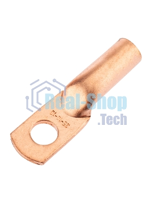 Наконечник медный Rexant ТМ 35-10-10 (35 мм² - Ø10 мм) (в упак. 5 шт.)