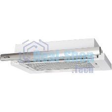 Вытяжка встраиваемая Elikor Интегра 50П-400-В2Л белый/нержавеющая сталь, 50 см, 400 куб. м/ч, 57 дБ