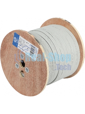 Кабель сетевой Ningbo FTP 4 пары cat5E solid 0.5мм CCA molded 305м серый